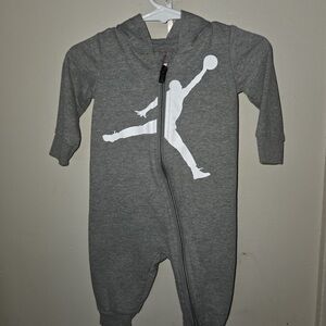 Jordan Gray One Piece with White Logo